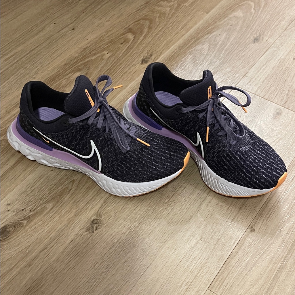 Nike Women's Purple, Orange, And Lavender Athletic Shoes